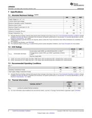 LMH6554LEE/NOPB datasheet pdf 4 page