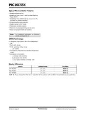 PIC16C558-04/P datasheet pdf 2 page