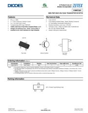 FMMT597 datasheet pdf 1 page