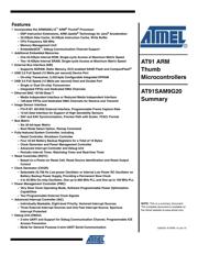 AT91SAM9G20B-CU-999 datasheet pdf 1 page
