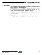 AT91SAM9G20B-CU-999 datasheet pdf 3 page