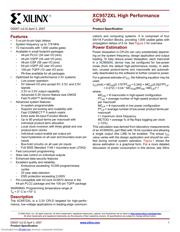 XC9572XL-10TQ100C datasheet pdf 1 page