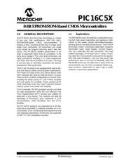 PIC16C57-XTI/P datasheet pdf 5 page