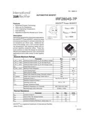 IRF2804STRL7PP datasheet pdf 1 page