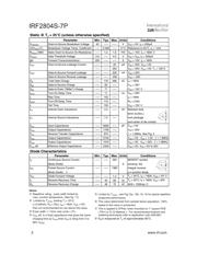 IRF2804STRL7PP datasheet pdf 2 page