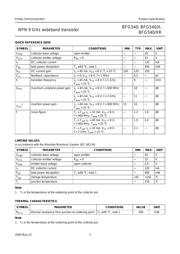 BFG540/XR datasheet pdf 3 page