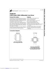DS90C031TM datasheet pdf 1 page