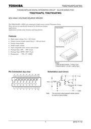 TD62783APG(5,J,S) datasheet pdf 1 page
