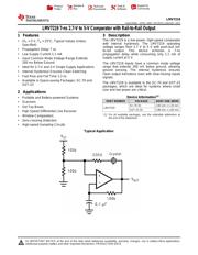 LMV7219M5/NOPB datasheet pdf 1 page