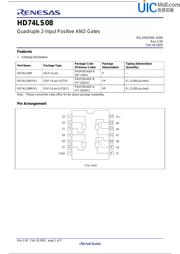 HD74LS08P datasheet pdf 3 page