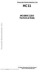 MC68HC11D0CFBE3R datasheet pdf 1 page
