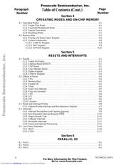 MC68HC11D0CFBE3R datasheet pdf 4 page