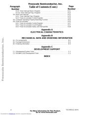 MC68HC11D0CFBE3R datasheet pdf 6 page