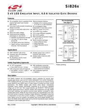 SI8261BCD-C-IS datasheet pdf 1 page