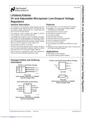 LP2954IT/NOPB datasheet pdf 1 page