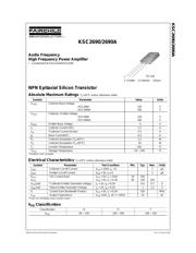 KSC2690AYSTU datasheet pdf 1 page