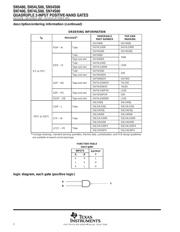 SN74LS00DBRG4 datasheet pdf 2 page