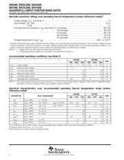 SN74LS00DBRG4 datasheet pdf 4 page
