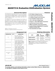 MAX8731AEVKIT+ datasheet pdf 1 page
