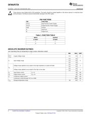 SN74AUP1T34DCKR datasheet pdf 2 page
