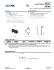 FMMT491TC datasheet pdf 1 page