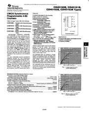 CD40161BNSR datasheet pdf 1 page