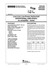 OPA342UA/2K5 datasheet pdf 1 page