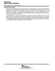 TMS320VC33PGE120 datasheet pdf 2 page
