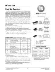 MC14518BFR2 datasheet pdf 1 page