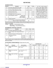 MC74HC165ADR2G datasheet pdf 3 page