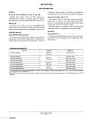 MC74HC165ADR2G datasheet pdf 6 page