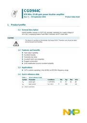 CGD944C datasheet pdf 1 page