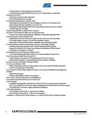 AT91SAM7SE512B-AU datasheet pdf 2 page