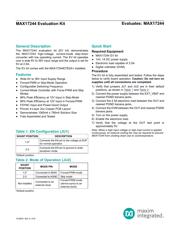 MAX17244EVKIT# datasheet pdf 1 page