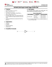 SN74AHC1G04DCKR datasheet pdf 1 page