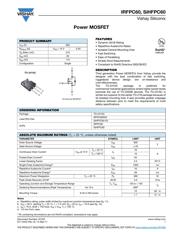 IRFPC60 datasheet pdf 1 page