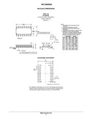 MC14049UBDT datasheet pdf 5 page