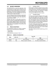 MCP25612FD-H/SL datasheet pdf 3 page