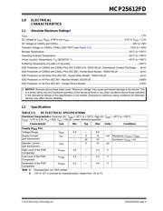 MCP25612FD-H/SL datasheet pdf 5 page