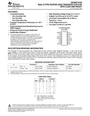 SN74HC74MPWREP datasheet pdf 1 page