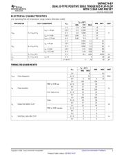 SN74HC74MPWREP datasheet pdf 3 page