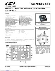 SI4705-C40-GMR datasheet pdf 1 page