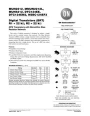 DTC124EET1G datasheet pdf 1 page