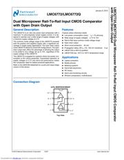 LMC6772AIMX/NOPB datasheet pdf 1 page