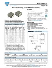 IHLP3232DZER3R3M01 datasheet pdf 1 page