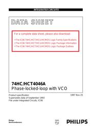 74HC4046APW,112 datasheet pdf 1 page