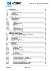 NRF24LU1P-F16Q32-R datasheet pdf 4 page