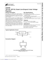 LM3480IM3X-3.3/NOPB datasheet pdf 1 page