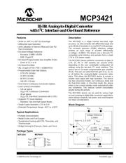 MCP3421A5T-E/CH