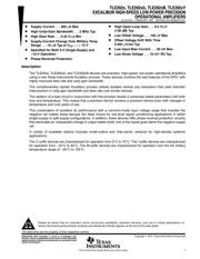 TLE2022CDR datasheet pdf 1 page